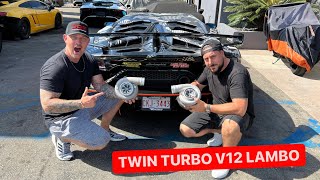 INTRODUCING NEW TWIN TURBO V12 LAMBORGHINI SV BY GINTANI … 🔥