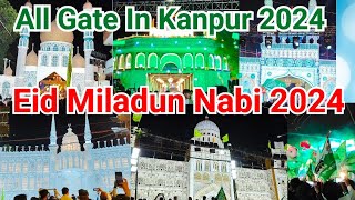 jashne eid miladun nabi 2024 | jashne charaga Kanpur | kanpur ki sajawat 2024 #eidmiladunnabi2024