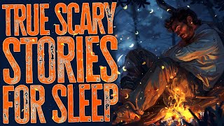 2+ Hours of True Scary Stories with Rain Sound Effects - Black Screen Horror Com