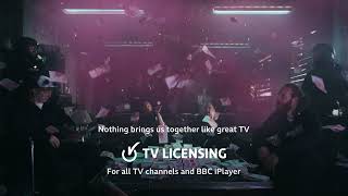 A TV Licence covers you to watch 400+ TV Channels – nothing brings us together like great TV