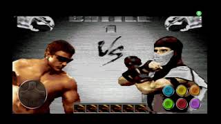 Ultimate  Mortal  Kombat  Trilogy, Johnny  Cage vs Smoke (Brutality)✊️👊💪😩☠️💀😱