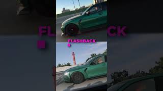 BMW M3 Crash . FLASHBACKS ⚡️ 😱 BeamNG Drive. #shorts