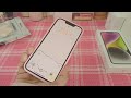 iphone 14🤍unboxing accessories aesthetic unboxing🧸