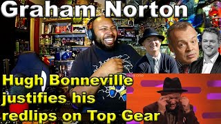 Hugh Bonneville justifies his redlips on Top Gear The Graham Norton Show: Episode 16BBC One Reaction