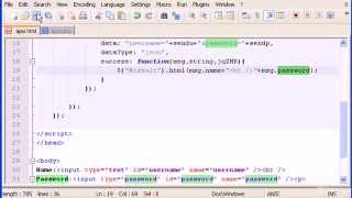 09 Ajax Request to PHP and MySQL with JSON (Section 7 - jQuery)