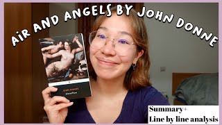 Air and Angels by John Donne. Summary and Line by Line Analysis. Edexcel A Level English Literature