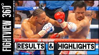 AGE Showed? LEGENDARY! Pacquiao vs Thurman Post Fight RESULTS & HIGHLIGHTS! Spence Porter Winner?