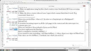 Java Web Programming: Filters