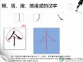 汉字的基本笔画组成的汉字（一、十，人，个，木）