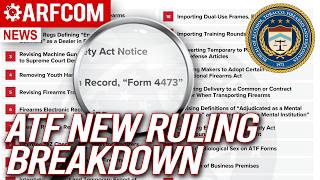 ATF's New Rules — Here's What Changed for Gun Owners | ARFCOM NEWS