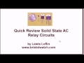 review ac relay circuits optocouplers triacs