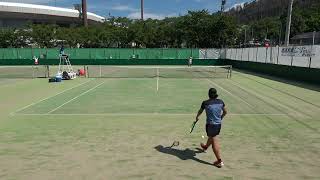 2021年IH テニス 女子シングルス1回戦 梶原慈佳鳳凰(鹿児島) vs 上田愛梨北海(北海道)