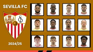 SEVILLA FC OFFICIAL SQUAD, LALIGA ESPANA SEASON 2024/25 ||Ballworld