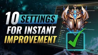 INSTANTLY Increase Your Winrate With These 10 Settings - League of Legends