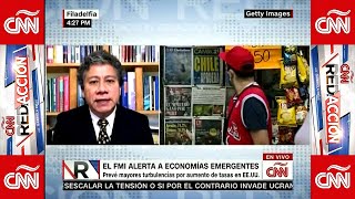CNN Redacción Con Gabriela Frías: La Advertencia Del FMI A Economías Emergentes - 10 De Enero, 2022