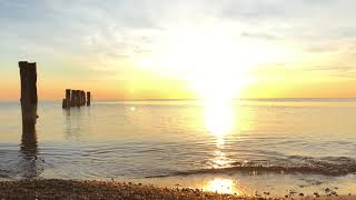 4k | 30 Minutes | Lake Ontario Sunrise from 50 Point Beach, Winona, Ontario