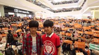 【四叶草】三分钟看完 2014.5.2 TFBoys《魔法城堡》北京首签会 王源 易烊千玺 延时摄影