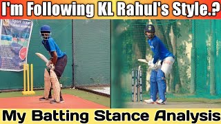 My batting stance analysis | KL Rahul batting stance | batting stance #cricket #battingstance
