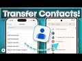 How to Transfer Contacts from iPhone to Android phone | No Apps Needed 