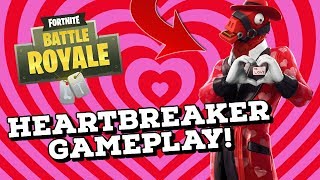heartbreaker skin gameplay in fortnite battle royale - fortnite heartbreaker perks