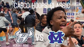 CabCo Hoops Classic: Hickory Ridge (NC) vs Cox Mill (NC) *POST GAME GONE WILD*