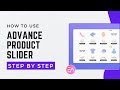 How to Add and use Advance Product Slider addon on Elemento Addons for Elementor