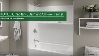 Installation – Capilano Bath and Shower Faucet