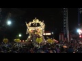 2015 平成27年 魚吹八幡神社秋祭り（本宮） 宮出4番 天満屋台