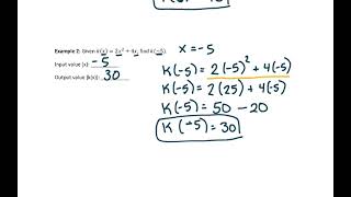 Alg 2 CP2 2.2 Notes Function Notation