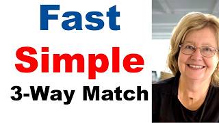 Three Way Match in Accounts Payable Explained (Fast + Clear)