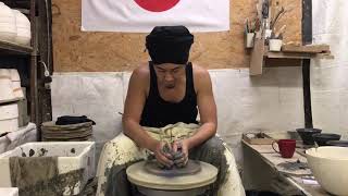 How to make ceramics 『TENMOKU Tea Bowl 』陶芸家 青木良太 RYOTA AOKI POTTERY