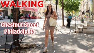 DOWNTOWN PHILLY || CHESTNUT STREET || WALKING TOUR || 20TH STREET TO 12TH STREET AND BACK || PEOPLE