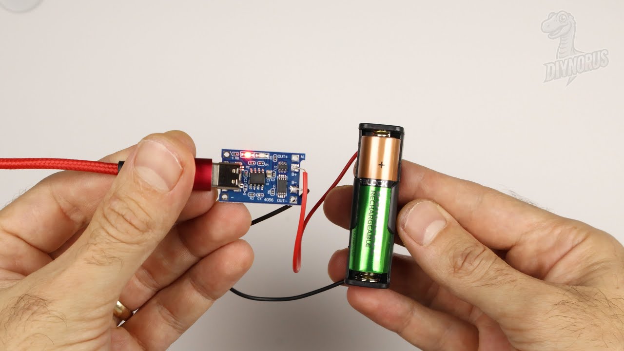 Tp4056 Charging Module Connection Youtube