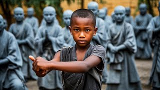 Kung Fu Film!The nameless boy turns out to be a martial arts master,defeating all the Shaolin monks!