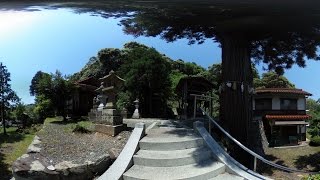 美歎神社　国府町往来