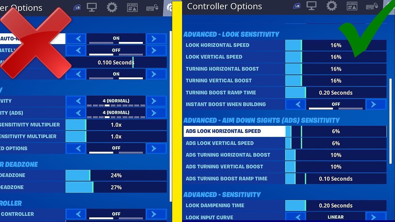 THE BEST CONTROLLER SETTINGS For Fortnite (in My Opinion) - YouTube