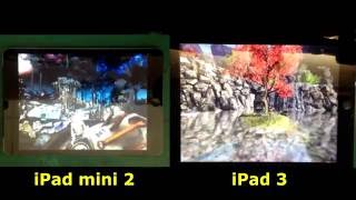 Antutu Benchmark test - iPad mini 2 VS iPad 3