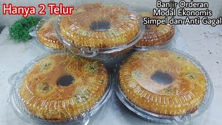 BANJIR ORDERAN.. MODAL 2 TELUR MEMBUAT BOLU PISANG SUPER LEMBUT