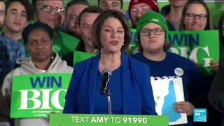 Primaire démocrate : Amy Klobuchar, la candidate modérée et unificatrice monte sur le podium