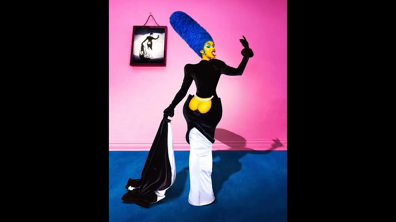 Cardi B Dressed As Marge Simpson For Halloween..🔥🔥🔥🔥 - YouTube