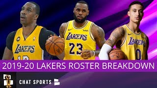2019-20 Los Angeles Lakers Roster Update With LeBron James, Anthony Davis & Dwight Howard