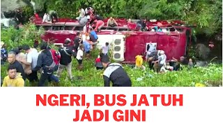 INNALILLAHI! BUS JATUH JURANG DI WISATA GUCI