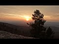 Sunset from Shenandoah National Park