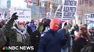 Crowds gather across the country protesting ICE presence in Minneapolis