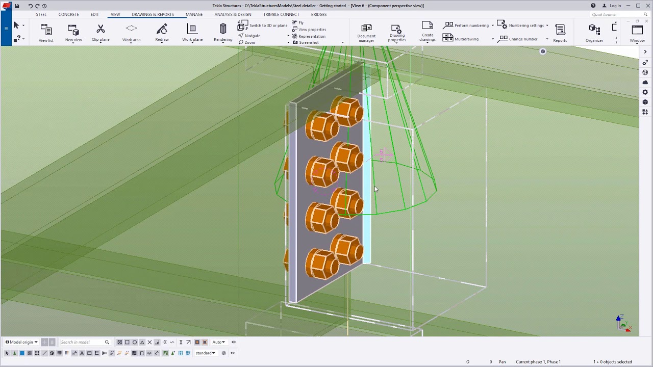 31 Modeling Beam To Beam Web Connections - YouTube