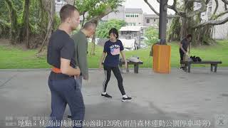 【何靜寒老師】【20230513(04)】連化步，放掉擺步的擰轉勁自然回彈。