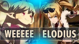 GBVSR:🔥WEEE (Charlotta) Vs GRP | Elodius (Zeta Crimson Bomber)🔥| High Level Gameplay.