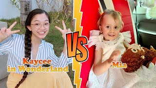 Kaycee in Wonderland VS Mia (Maya and Mary) Transformation 👑 New Stars From Baby To 2023