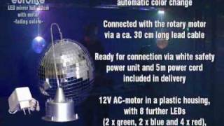 EUROLITE LED MIRROR BALL 20