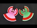 DIY Christmas Angel | How to Make a Paper Angel for Christmas Decorations | X-mas Craft Ideas